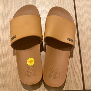 Reef leather slides size 7